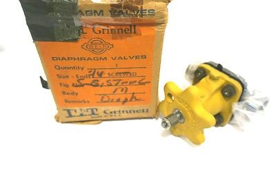 NEW ITT GRINNELL ASTM A-351 DIAPHRAGM VALVE ASTMA351 - Image 1 of 3