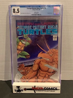 Teenage Mutant Ninja Turtles # 6 CGC 8.5 2nd Print Mirage Studios 1988 - Image 1 of 3