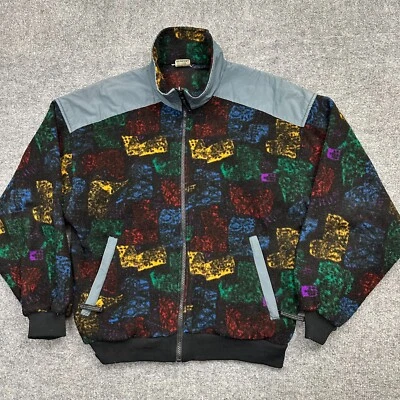 Vintage Obermeyer Mens Colorblock Retro Fleece Full Zip Jacket - Size S Jackpot - Image 1 of 4