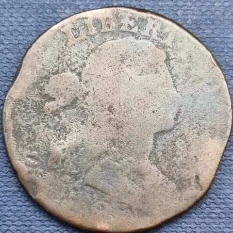 1805 Draped Bust Large Cent 1c heavily Circulated Details #60470 Cover