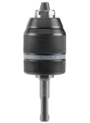 BOSCH 1.5mm -13mm (1/2") Metal Rohm Keyless Chuck + SDS Plus Adapter, 2608572227