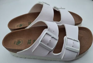 BIRKENSTOCK PAPILLIO VEGANO BLANCO PLATAFORMA ARIZONA - UK 5,5, EUR 39 ESTRECHO - Imagen 1 de 15