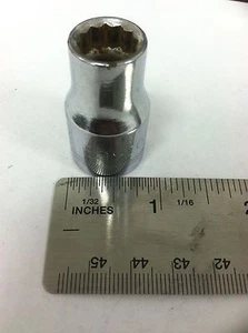 EASCO 7/16", 12-Point Shallow Socket 1/2" Drive - Picture 1 of 4
