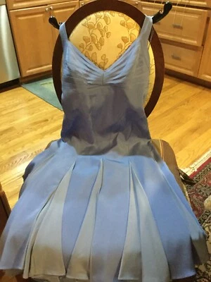 Vestido halter azul Zac Posen damas talla 4 nuevo con etiquetas venta al por menor $1990 Foto 1 de 4