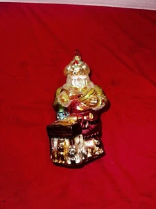 Christopher Radko Kitty Cake Bake Santa Claus Christmas Ornament Cat Animal Pet - Picture 1 of 7