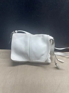 Coach Handbag Purse Vintage Smaller 11" x 8 1/2" x 3 1/2" white off white - Picture 1 of 21