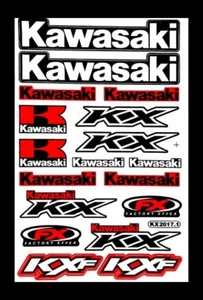 Kawasaki Sticker Helmet Decal For Motorcycle Car ATV Bike Motor Sport Racing K04 - Picture 1 of 6