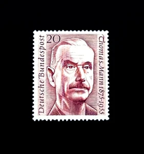 Germany Stamp - 1955 Bundespost Federal Republic Thomas Mann Sn 746 MLH r76 - Picture 1 of 2