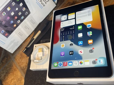 Apple iPad mini 4 (32gb) WiFi (A1538) Black/ MiNT {iOS15}82% JAILBREAK Dopamine - Image 1 of 4