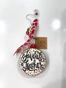 Ornamento Glory Haus Favorite Teacher Puff NUOVO - Foto 1 di 9