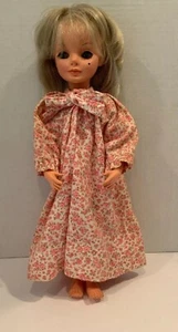 Pink Rose Flannel Nightgown for 17" Crissy or Alta Moda Furga S Doll - NO DOLL - Picture 1 of 7