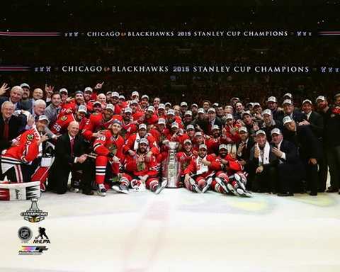 Chicago Blackhawks 2015 STANLEY CUP CELEBRATION Premium 20x24 POSTER Print Cover