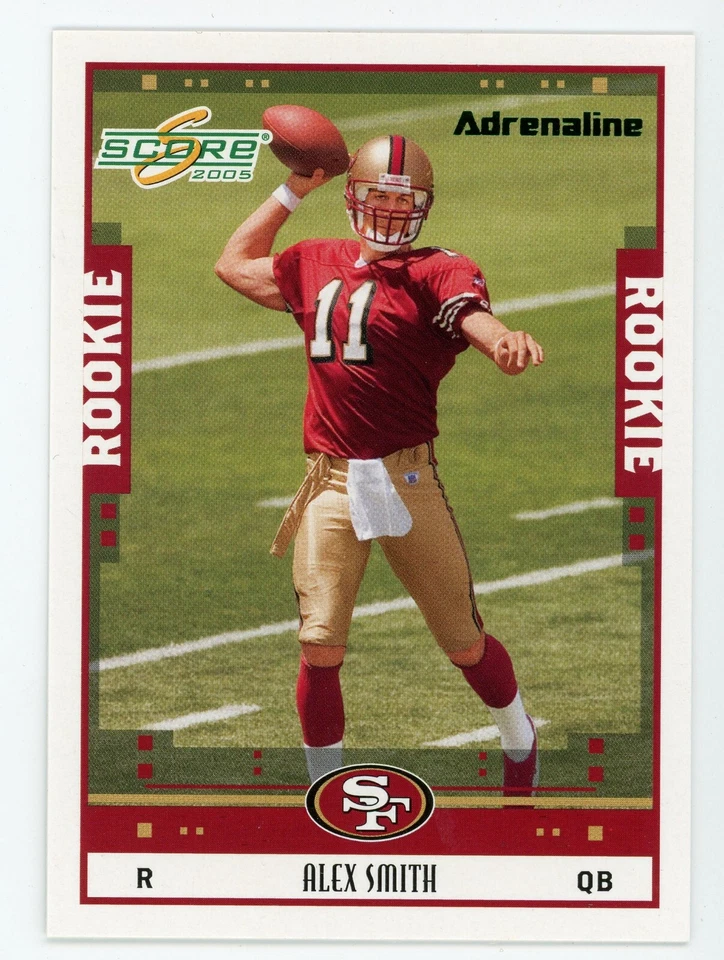 2005 Score Alex Smith Adrenaline Rookie RC #331 #/399 49ers - Image 1 of 1