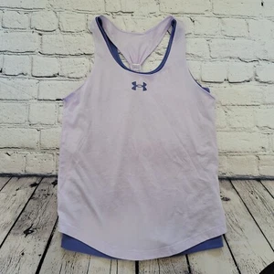 Girls Youth Under Armour Tank Purple Size Medium YMD - Picture 1 of 3