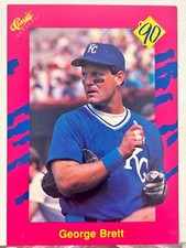 ⚾️ 1990 Classic Update (Pink) ⚾️ George Brett, Kansas City Royals, #T6