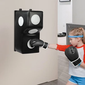 Wall Mount Punching Bag, Boxing Training Equipment for Hooks Uppercut Boxing Bag - Picture 1 of 18