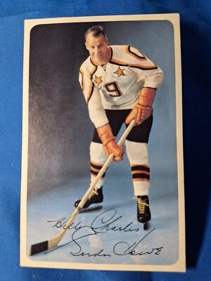Gordie Howe Autographed Signed photo Eaton's Sports Equipment 5.5”x 3.5” 1967 - Image 1 of 4