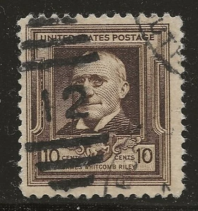 US Scott #868, Single 1940 James Riley FVF Used - Picture 1 of 1
