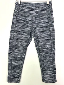 Zella Cropped Space Dye Print Leggings sportlich grau Gr. Medium - Bild 1 von 3