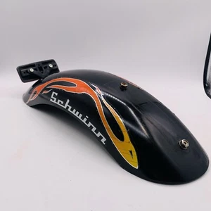 2004 OCC Schwinn Stingray Orange County Chopper BLACK Rear Fender w/ Reflector - Picture 1 of 15