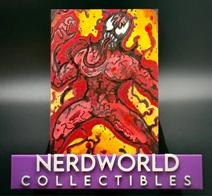Carnage Sketch Card Marvel Rare 1 of 1 Spider-Man Venom - Picture 1 of 2
