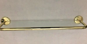 INDA COLORELLA ART.2308 FINITURA OTTONE LUCIDO MENSOLA PORTA OGGETTI Cm 60 X 14 - Picture 1 of 1