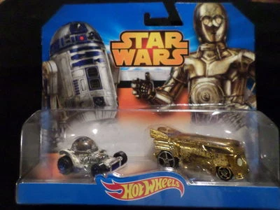 Autobús Hot Wheels Star Wars 2015 VW y techo de burbuja Hot Rod HW Hotwheels R2 D2 y C-3Po Foto 1 de 3