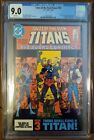 Tales of Teen Titans #44 (1st Nightwing Deathstroke Origin) ✨WHITE Page CGC 9.0✨