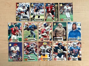 1994 Topps Stadium Club Football Most Valuable Cards (Set of 14) w/Rookies - Picture 1 of 15