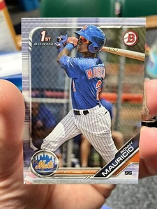 2019 1st Bowman Paper RONNY MAURICIO ROOKIE #BP-107 New York Mets Top Prospect - Picture 1 of 2