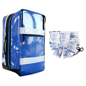 Notfallrucksack MEDICUS L blau Plane gefüllt mit DIN 13157 - Bild 1 von 5