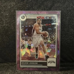 2023-24 Panini NBA Hoops Premium Stock Purple Ice Prizm /149 Keldon Johnson #118 - Bild 1 von 3