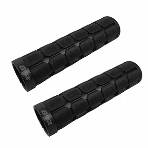 Puños B•Race De Goma Negra Y Aluminio 127 Mm - Comodidad Y Estilo Para Adultos - Imagen 1 de 1