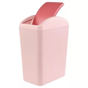 4.5 Gallon Trash Can with Swing Lid, Plastic Swing Top Trash Can (Pink) - Picture 1 of 7