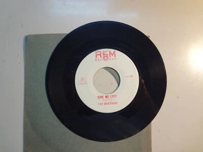 OVATIONS: Give Me Love 1:56- Little Girl 2:21 -U.S. 7" 1964 REM Records 45- 348 - Image 1 of 2