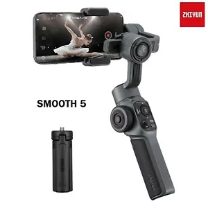 Zhiyun Smooth 5 3-Axis Gimbal Stabilizer for Smartphone iPhone Samsung Huawei - Picture 1 of 9