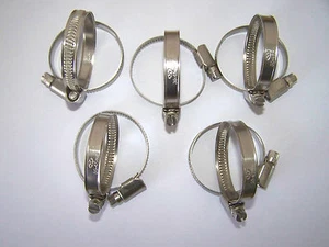 10 x Schlauchschellen Edelstahl W4 32-50 mm    - Bild 1 von 1