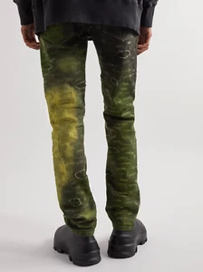 GIVENCHY Paris Distressed Hand Painted Jeans | Grün | Größe 31W | UVP 1500£ - Bild 1 von 19