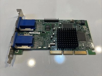 Matrox 906-01 MGI G4+MDHA32G Dual VGA AGP SGRAM 16MB Graphics Video Card -TESTED - Image 1 of 4