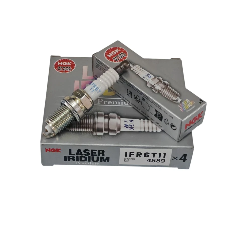 X 4 Genuine NGK IFR6T11 Spark Plug Toyota Corolla 1.8L 2001 - 2006 - Image 1 of 1
