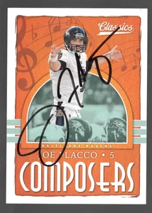 Joe Flacco Autographed Signed 2018 Baltimore Ravens Classic Card NM CIOA - Picture 1 of 3