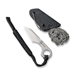 Civivi Knives Gramis C23004-2 Fixed Blade Satin Stainless Steel Pocket Knife - Picture 1 of 8