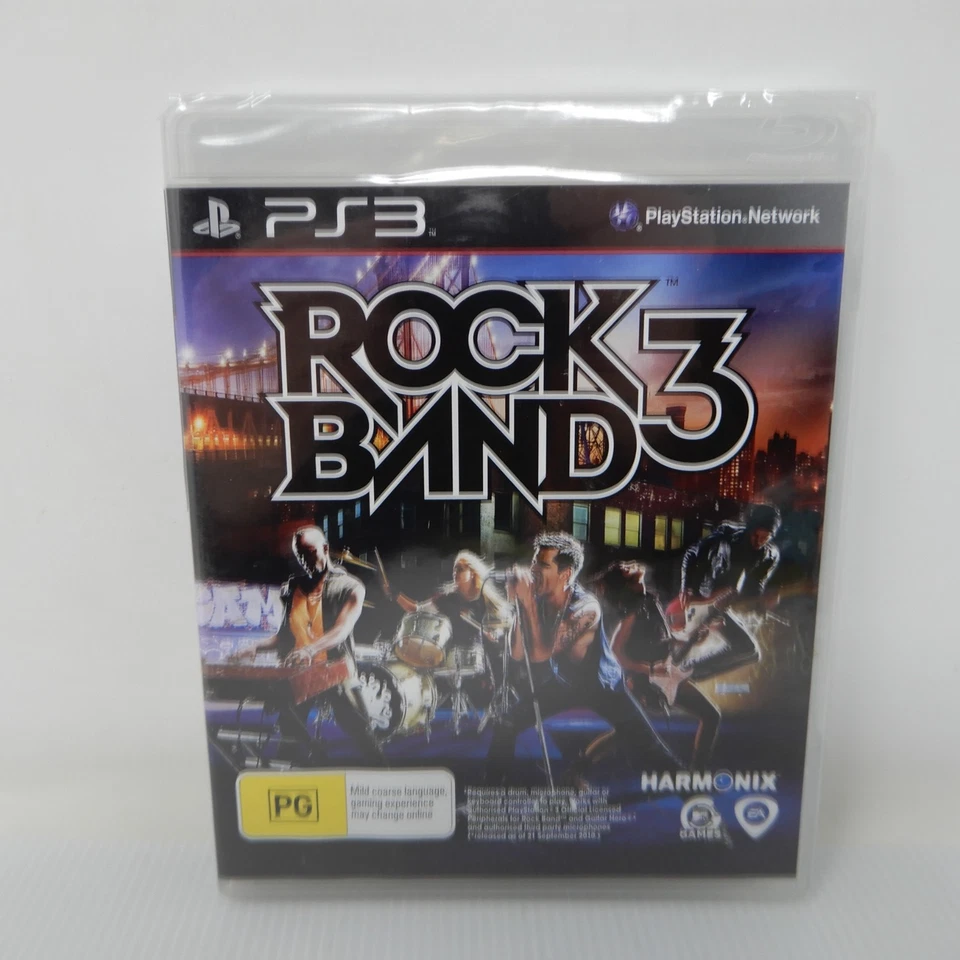 Rock Band 3 - Sony PlayStation 3 PS3 Complete AUS - Brand New & Sealed - Image 1 of 4