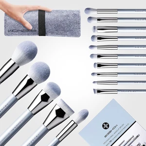 Makeup Brushes, 15Pcs Professional Makeup Brush Set with Case, Premium Syntheti - Picture 1 of 12