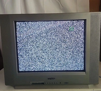 Sanyo CRT TV 20" DS20930 Composite Silver Flat OEM No Remote - Image 1 of 4