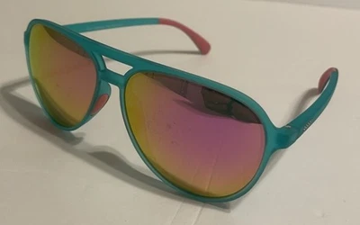 Gafas de sol Goodr Kitty Hawkers Ray Blockers, gafas de sol activas azules y rosas Foto 1 de 4