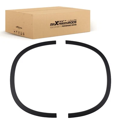 Par de guardabarros delantero negro acampanado para Mercedes Benz GLA250/GLA45 2015-2020 Foto 1 de 4