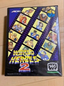 World Heroes 2 Neo Geo AES ROM Japan ADK Fighting Game Cartridge