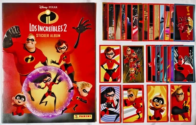 ÁLBUM DE LOS INCREÍBLES 2 PANINI 2018 + JUEGO COMPLETO DE PEGATINAS 192/192 DISNEY/PIXAR Foto 1 de 4
