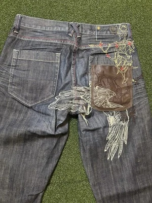 Jeans Artful Dodger Bordados Ala Vintage, Talla 32x32, Pinkman Breaking Bad Foto 1 de 4